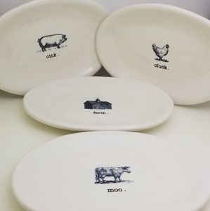 Farm Line Oval Plate Set